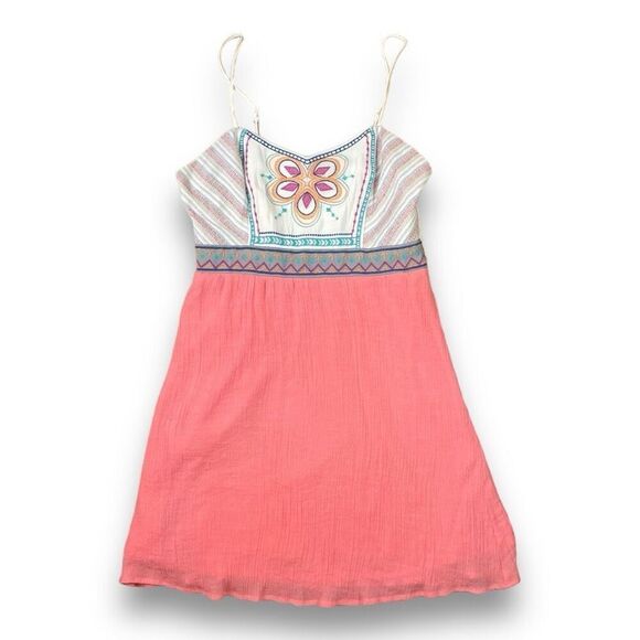 Altar’d State Embroidered Mini Dress Sz L - Picture 1 of 11